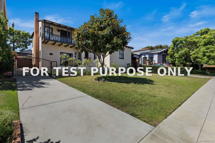 Demo/Test Data 3425 Xenophon St, San Diego, Ca 92106