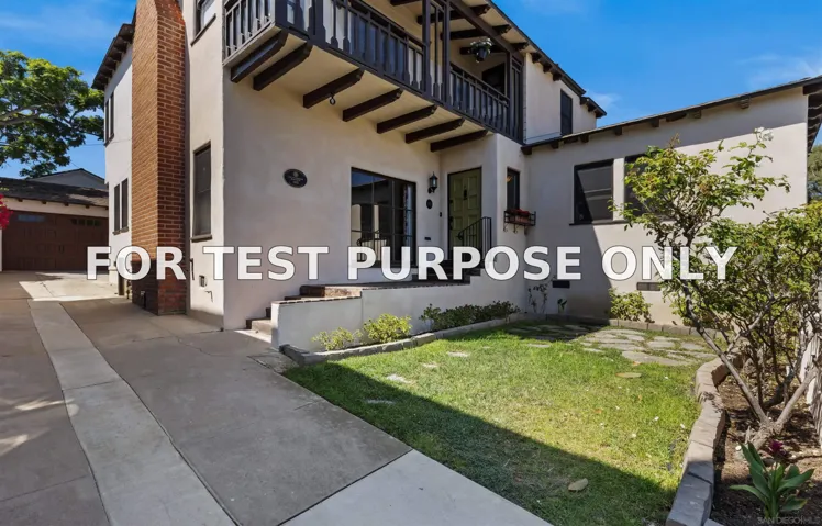 Demo/Test Data 3425 Xenophon St, San Diego, Ca 92106
