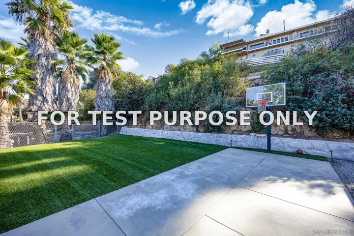 Demo/Test Data 9903 Shadow Rd, La Mesa, Ca 91941