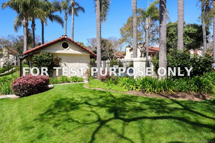 Demo/Test Data 4165 Porte De Palmas Unit 195, San Diego, Ca 92122