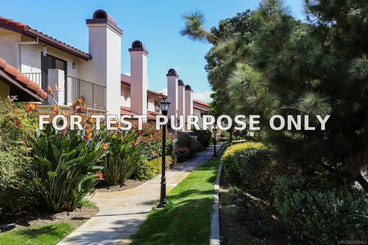 Demo/Test Data 4165 Porte De Palmas Unit 195, San Diego, Ca 92122