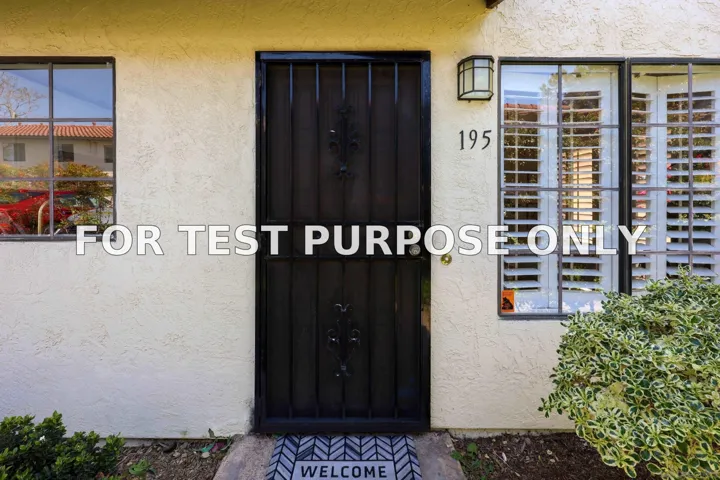 Demo/Test Data 4165 Porte De Palmas Unit 195, San Diego, Ca 92122