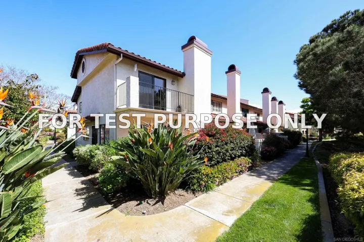 Demo/Test Data 4165 Porte De Palmas Unit 195, San Diego, Ca 92122