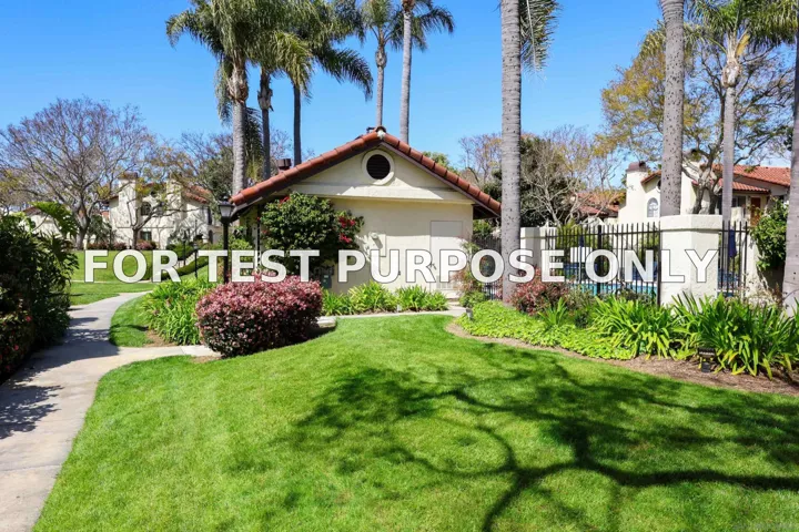 Demo/Test Data 4165 Porte De Palmas Unit 195, San Diego, Ca 92122