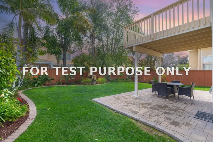 Demo/Test Data 17153 Patina St, San Diego, Ca 92127