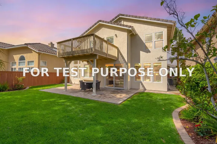 Demo/Test Data 17153 Patina St, San Diego, Ca 92127
