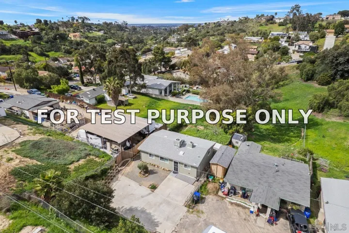 Demo/Test Data 1726 Swan St, San Diego, Ca 92114