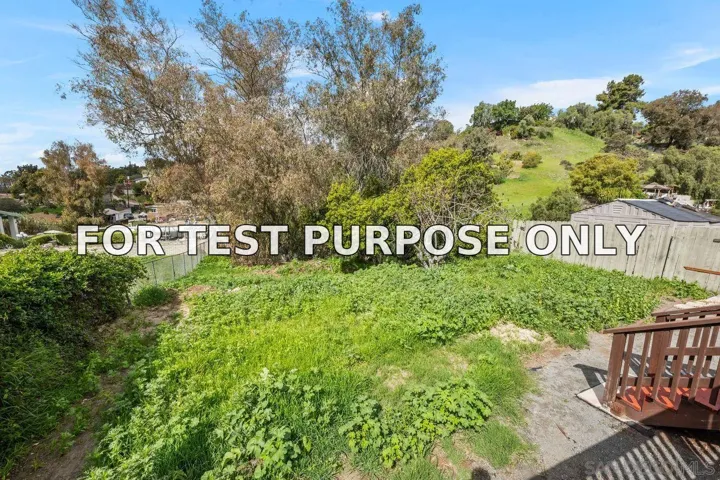 Demo/Test Data 1726 Swan St, San Diego, Ca 92114