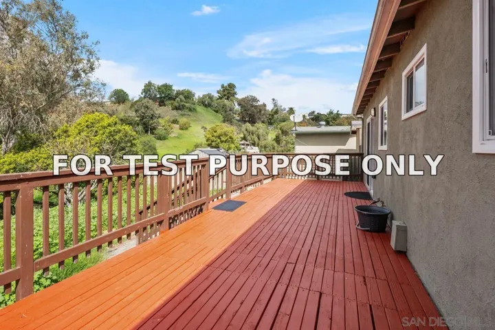 Demo/Test Data 1726 Swan St, San Diego, Ca 92114