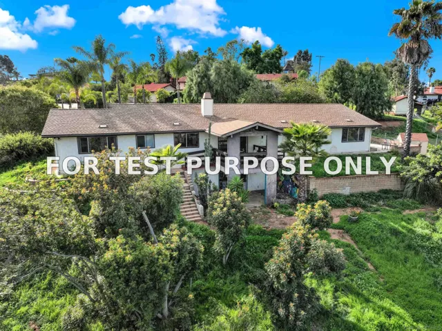 Demo/Test Data 460 Rancho La Mirada Ln, Escondido, Ca 92025