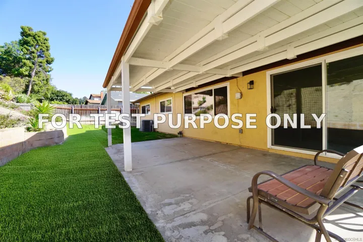 Demo/Test Data 7329 Melotte Street, San Diego, Ca 92119