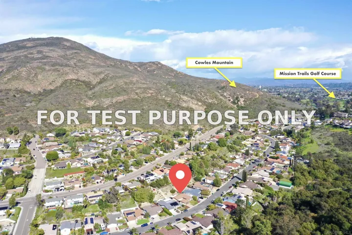 Demo/Test Data 7329 Melotte Street, San Diego, Ca 92119