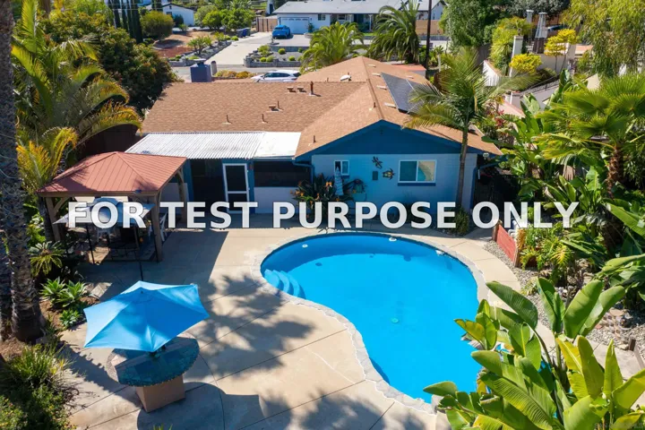 Demo/Test Data 757 Anns Way, Vista, Ca 92083