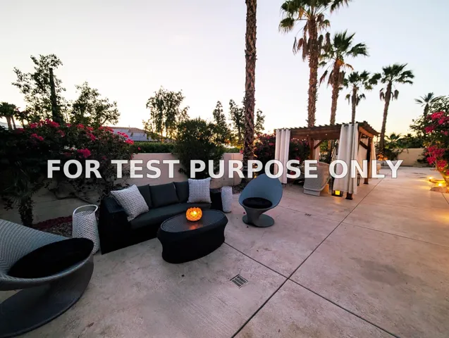 Demo/Test Data 102 Mission Lake Way, Rancho Mirage, Ca 92270