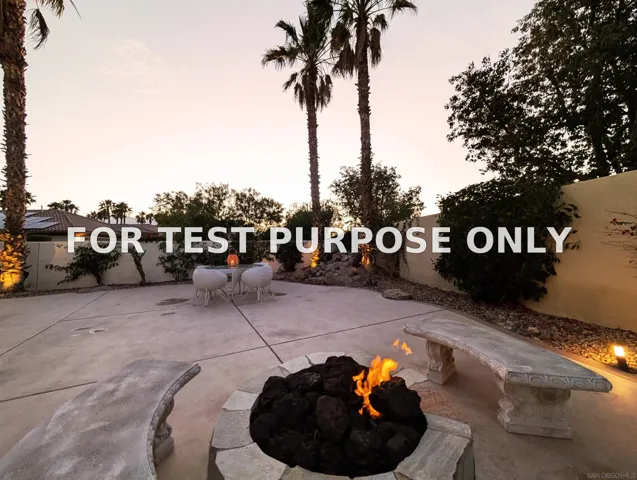 Demo/Test Data 102 Mission Lake Way, Rancho Mirage, Ca 92270