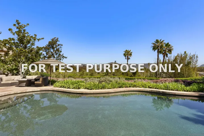 Demo/Test Data 17037 El Mirador, Rancho Santa Fe, Ca 92067