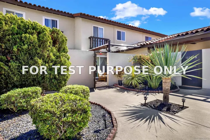 Demo/Test Data 12214 Rancho Bernardo Rd Unit B, San Diego, Ca 92128