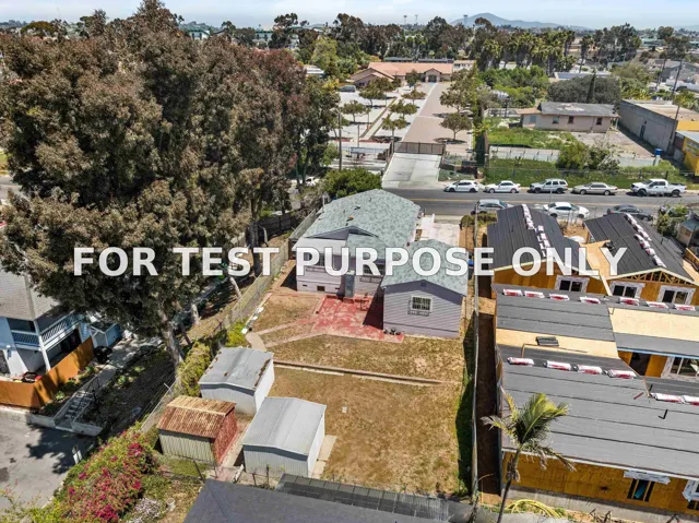 Demo/Test Data 420 S 45th St, San Diego, Ca 92113