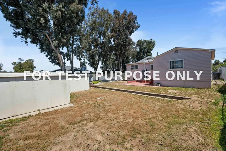 Demo/Test Data 420 S 45th St, San Diego, Ca 92113
