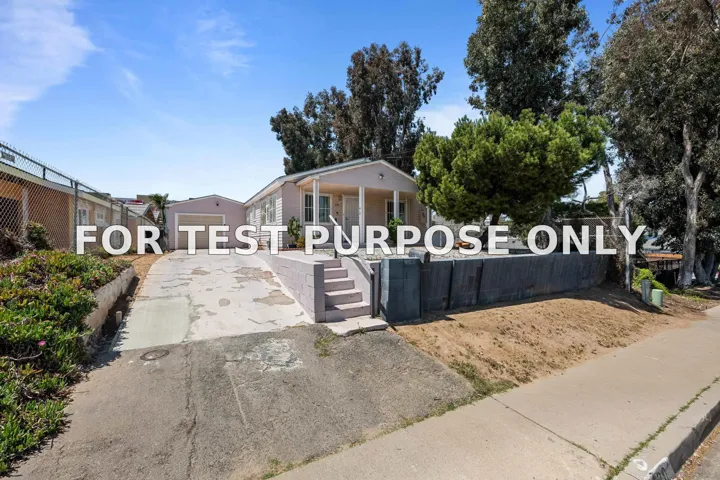 Demo/Test Data 420 S 45th St, San Diego, Ca 92113