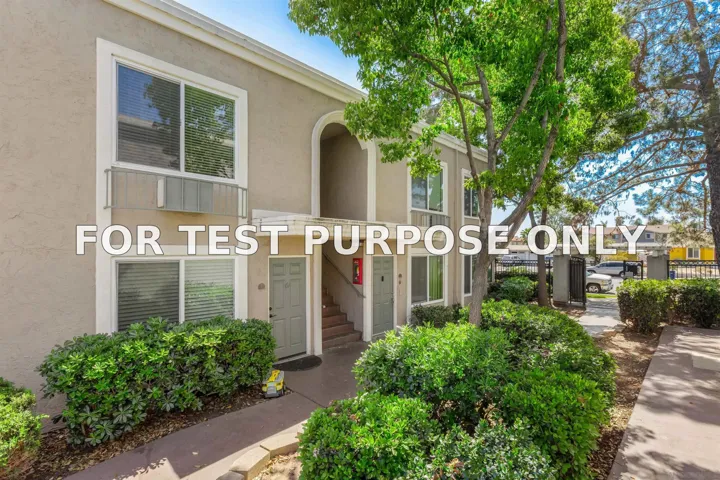 Demo/Test Data 1240 N Broadway Unit 8, Escondido, Ca 92026
