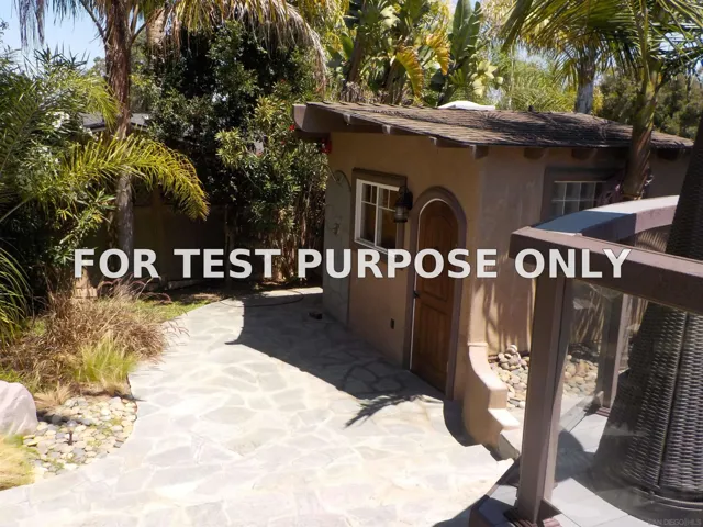 Demo/Test Data 1153 Crest Drive, Encinitas, Ca 92024