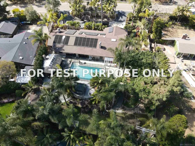 Demo/Test Data 1153 Crest Drive, Encinitas, Ca 92024