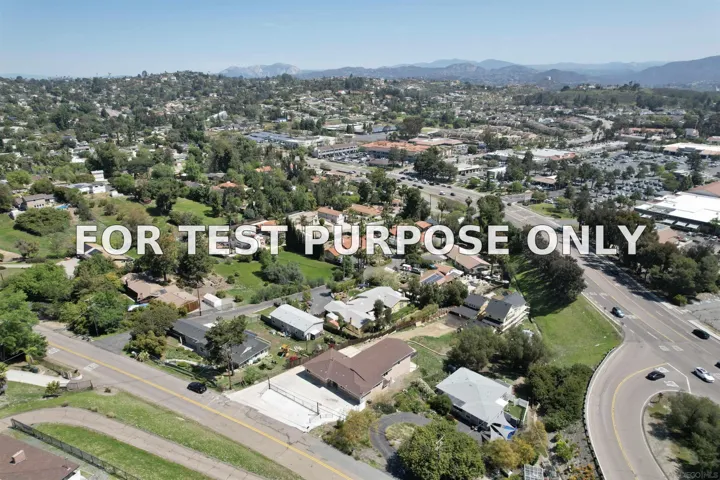 Demo/Test Data 3669 Calavo Dr, Spring Valley, Ca 91977