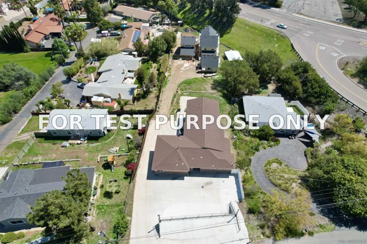 Demo/Test Data 3669 Calavo Dr, Spring Valley, Ca 91977