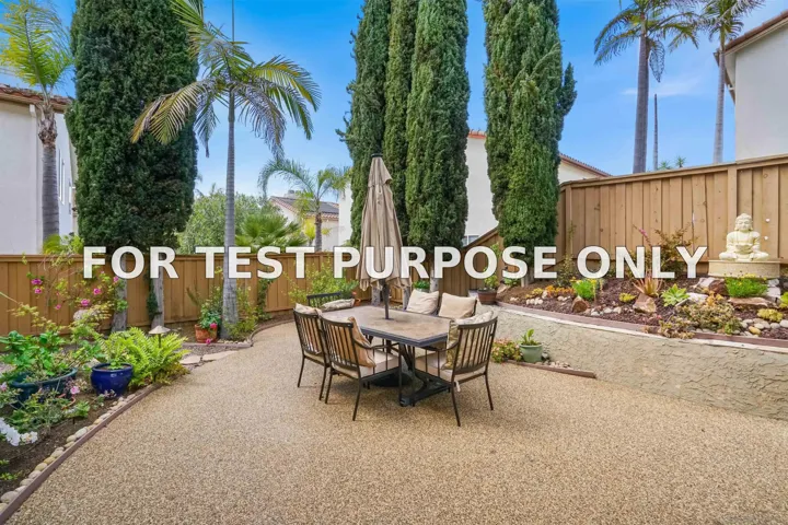 Demo/Test Data 5032 Manor Ridge Ln, San Diego, Ca 92130