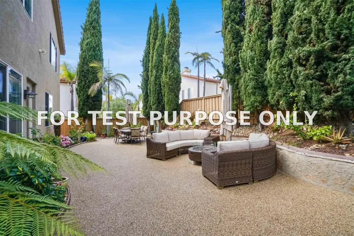 Demo/Test Data 5032 Manor Ridge Ln, San Diego, Ca 92130