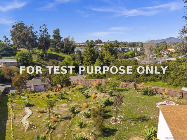 Demo/Test Data 4309 Harbinson Ave, La Mesa, Ca 91942