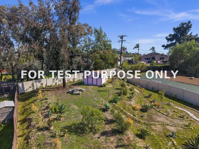 Demo/Test Data 4309 Harbinson Ave, La Mesa, Ca 91942