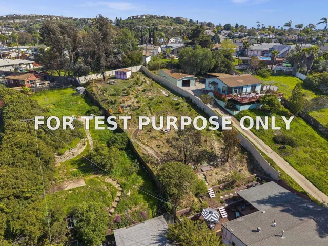Demo/Test Data 4309 Harbinson Ave, La Mesa, Ca 91942