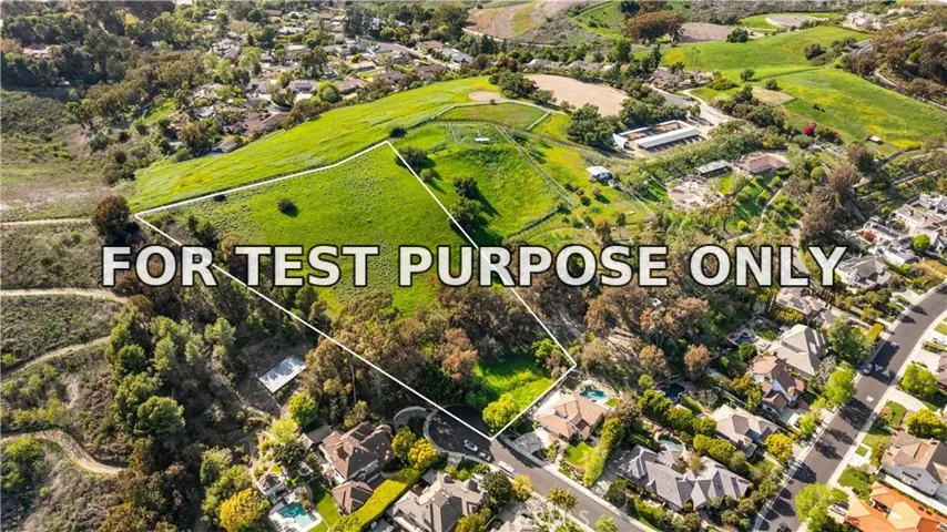 Demo/Test Data 27281 Viewpoint, San Juan Capistrano, Ca 92675