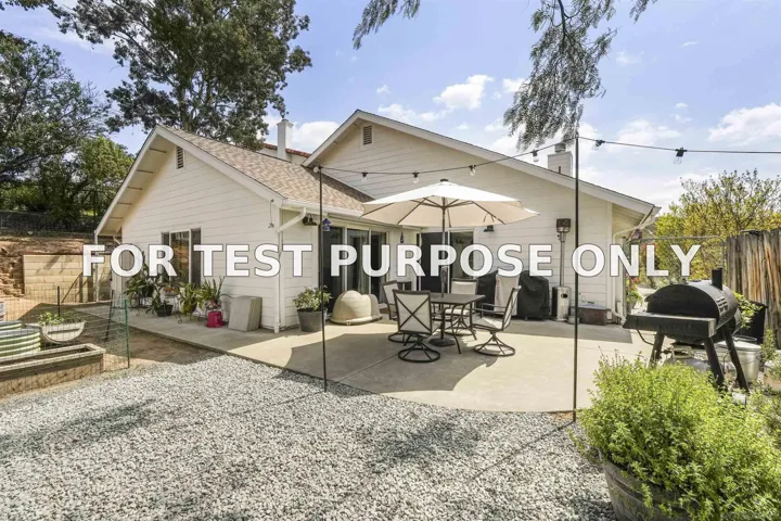 Demo/Test Data 24610 Pappas Rd, Ramona, Ca 92065