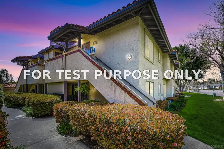 Demo/Test Data 980 Lupine Hills Dr Unit 86, Vista, Ca 92081