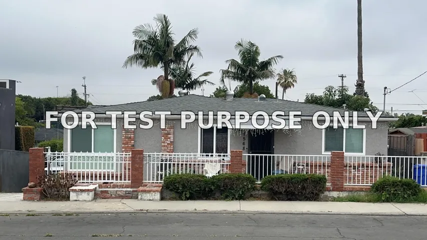 Demo/Test Data 1568 Burton St, San Diego, Ca 92111