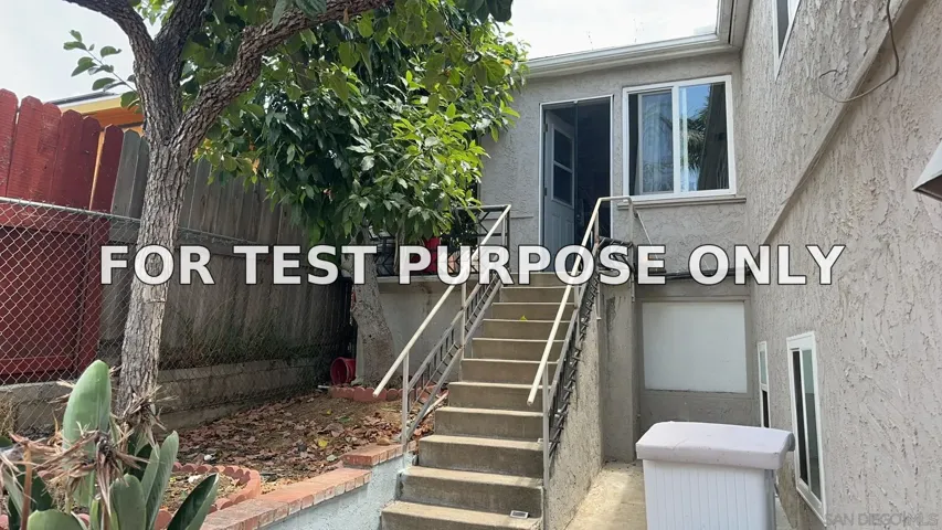 Demo/Test Data 1568 Burton St, San Diego, Ca 92111