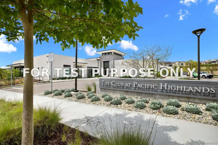 Demo/Test Data 5347 Morning Sage Way, San Diego, Ca 92130