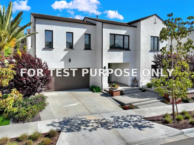 Demo/Test Data 5347 Morning Sage Way, San Diego, Ca 92130