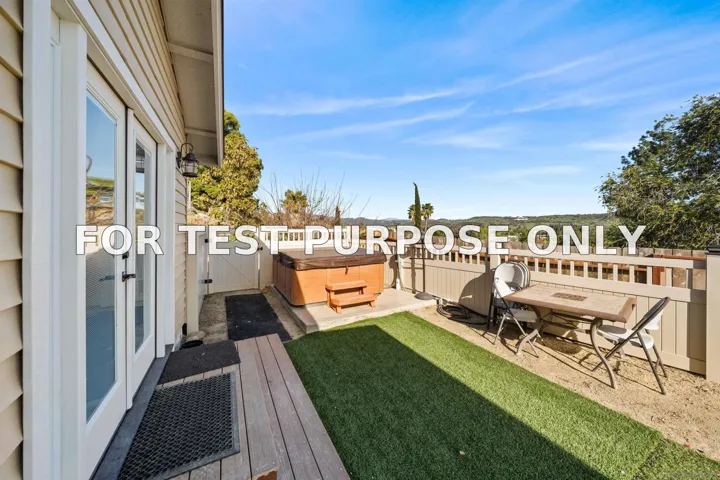 Demo/Test Data 12521 Mcferon Road, Poway, Ca 92064