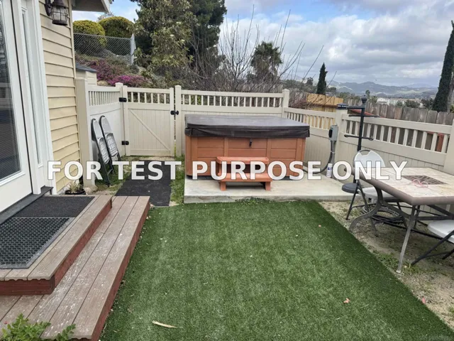 Demo/Test Data 12521 Mcferon Road, Poway, Ca 92064