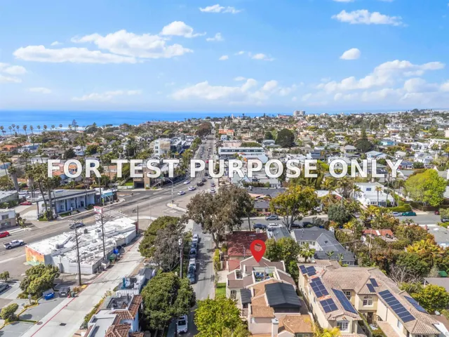 Demo/Test Data 6755 Tyrian Street, La Jolla, Ca 92037