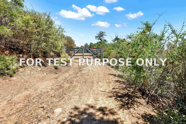 Demo/Test Data 0 Mile High Rd Unit 0, Julian, Ca 92036