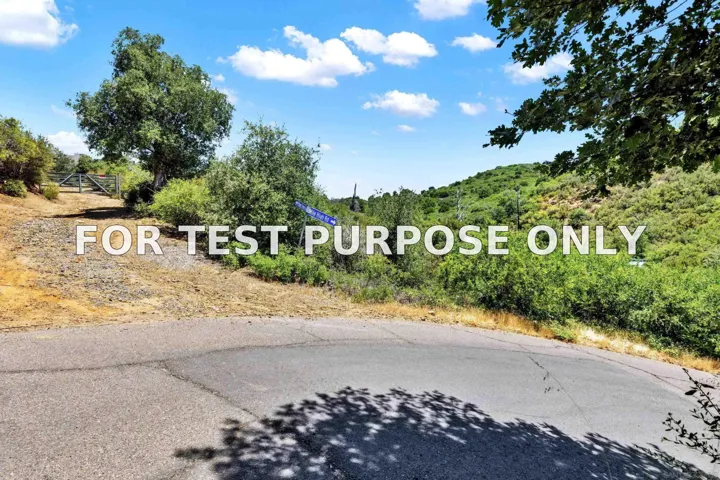 Demo/Test Data 0 Mile High Rd Unit 0, Julian, Ca 92036