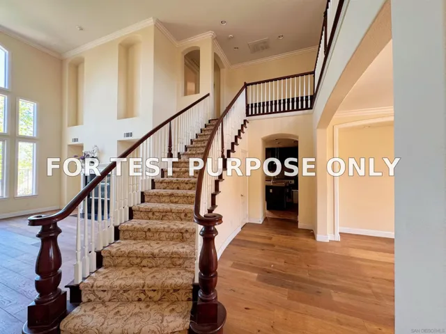 Demo/Test Data 5422 Foxhound Way, San Diego, Ca 92130