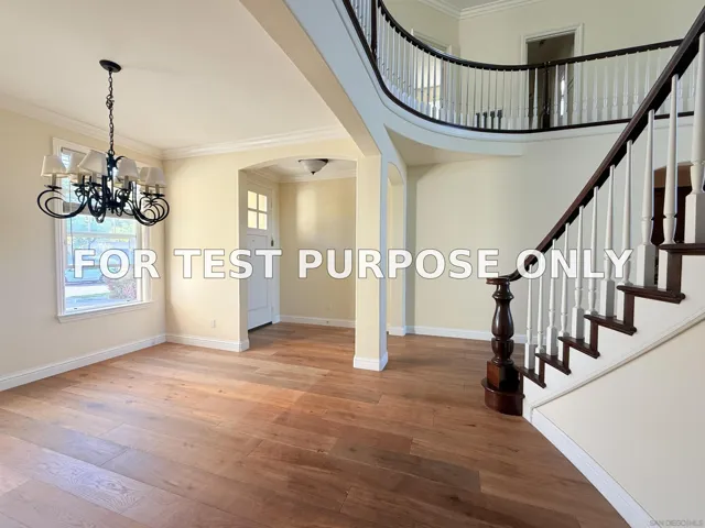 Demo/Test Data 5422 Foxhound Way, San Diego, Ca 92130