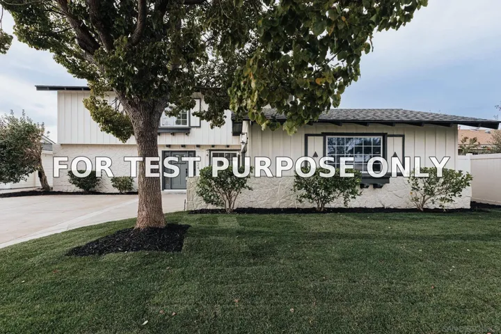 Demo/Test Data 3624 Governor Dr, San Diego, Ca 92122
