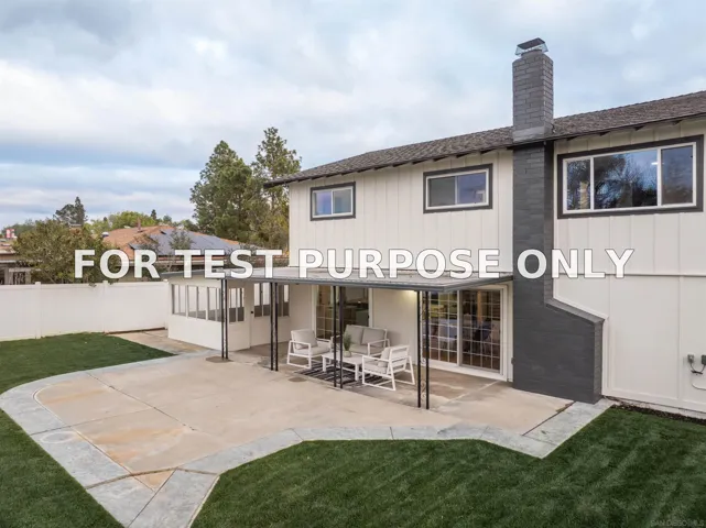 Demo/Test Data 3624 Governor Dr, San Diego, Ca 92122